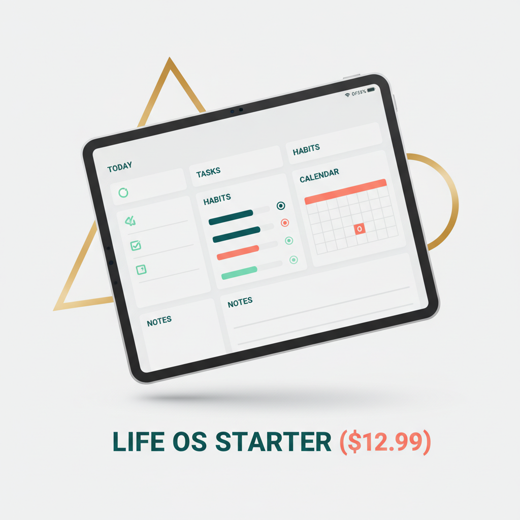 Life OS Starter — Essential Notion Toolkit